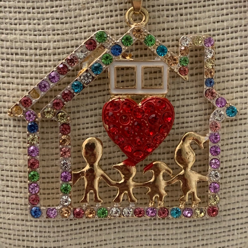 Betsey Johnson Necklace with Home Made with ♥️